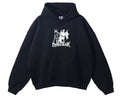 Chaos Is Art - Black Hoodie / White Demon Print - Kowa Mirai