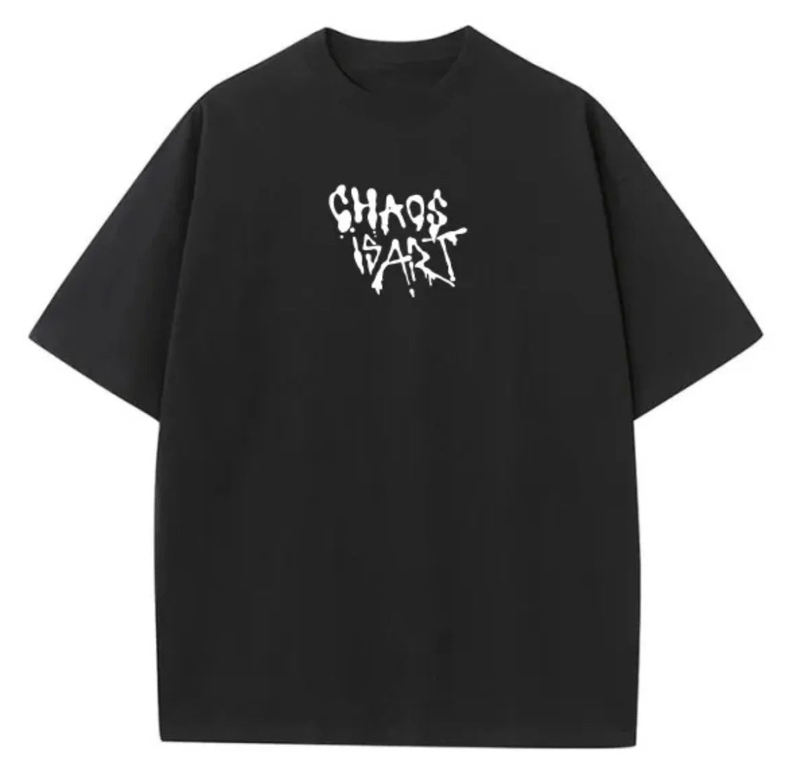 Chaos Is Art - Black T-Shirt - Kowa Mirai
