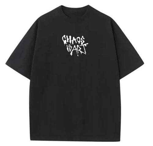 Chaos Is Art - Black T-Shirt - Kowa Mirai